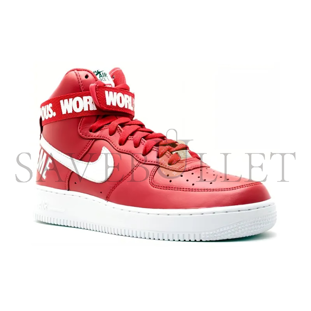 NIKE AIR FORCE 1 HIGH SUPREME WORLD FAMOUS RED 698696-610